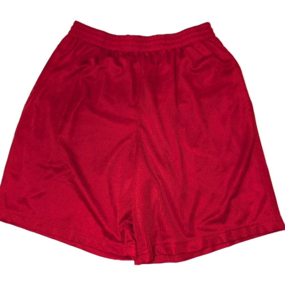 Starter  Basketball Shorts Mens Size M Red Mesh With Pockets Y2k